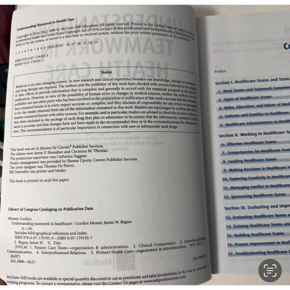 Understanding Teamwork In Health Care By Gordon Mosser & James W. Begun 2014 SC - Picture 6 of 16